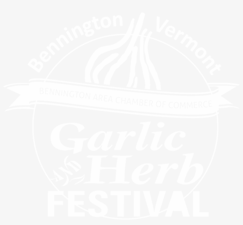 Garlic Fest White Logo - Portable Network Graphics, transparent png download