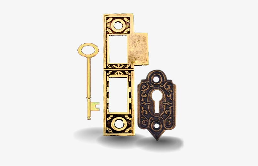 Antique Door Hardware With Regard To Vintage Lighting - Vintage Door Lock, transparent png download