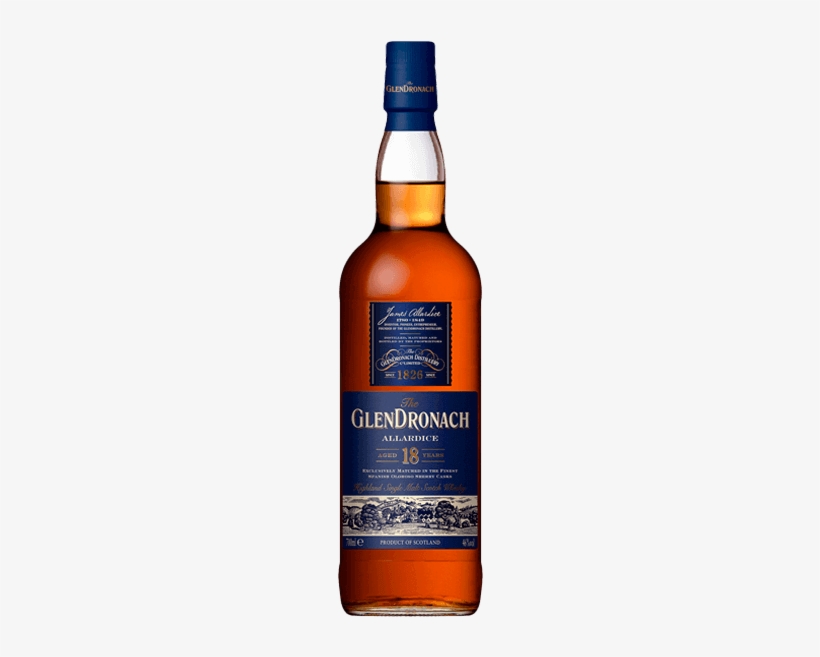 Glendronach 18 Year Old Allardice - Glendronach 'allardice' 18 Year Old (700ml), transparent png download