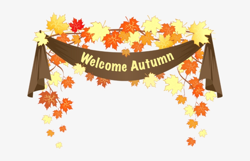 Autumn - Welcome Fall Clipart, transparent png download