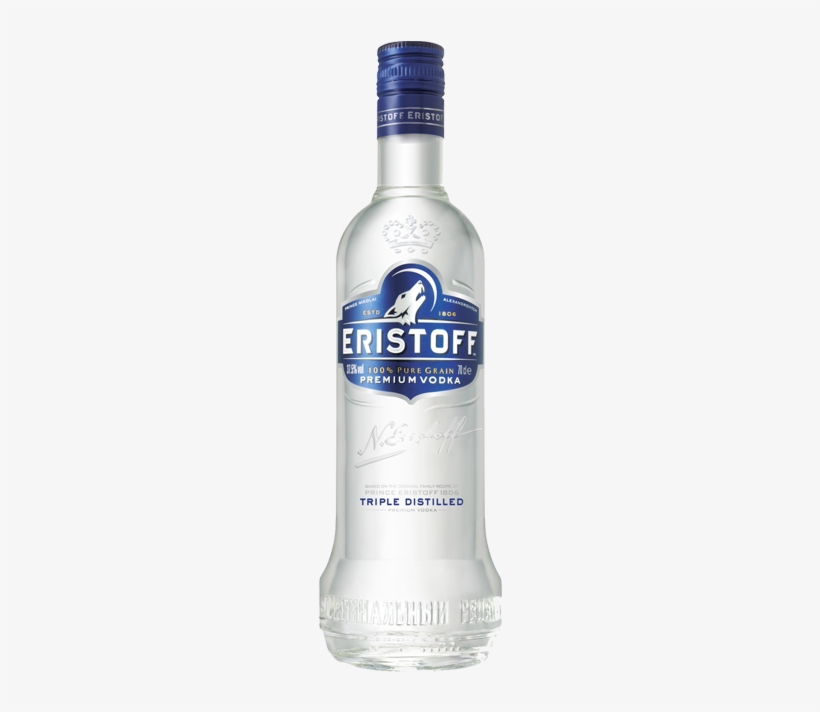 Bacardi Vodka Eristoff Original, transparent png download