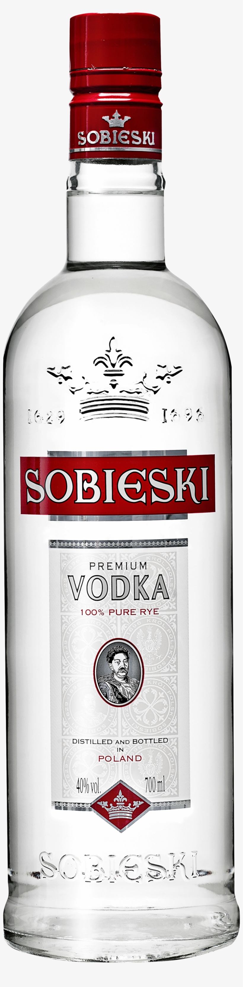 Vodka Png Image - Sobieski Vodka, transparent png download