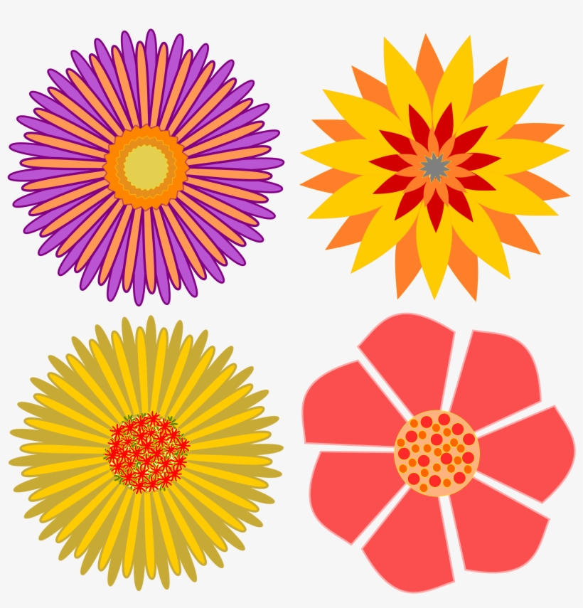 Flower Clipart Chalkboard, transparent png download