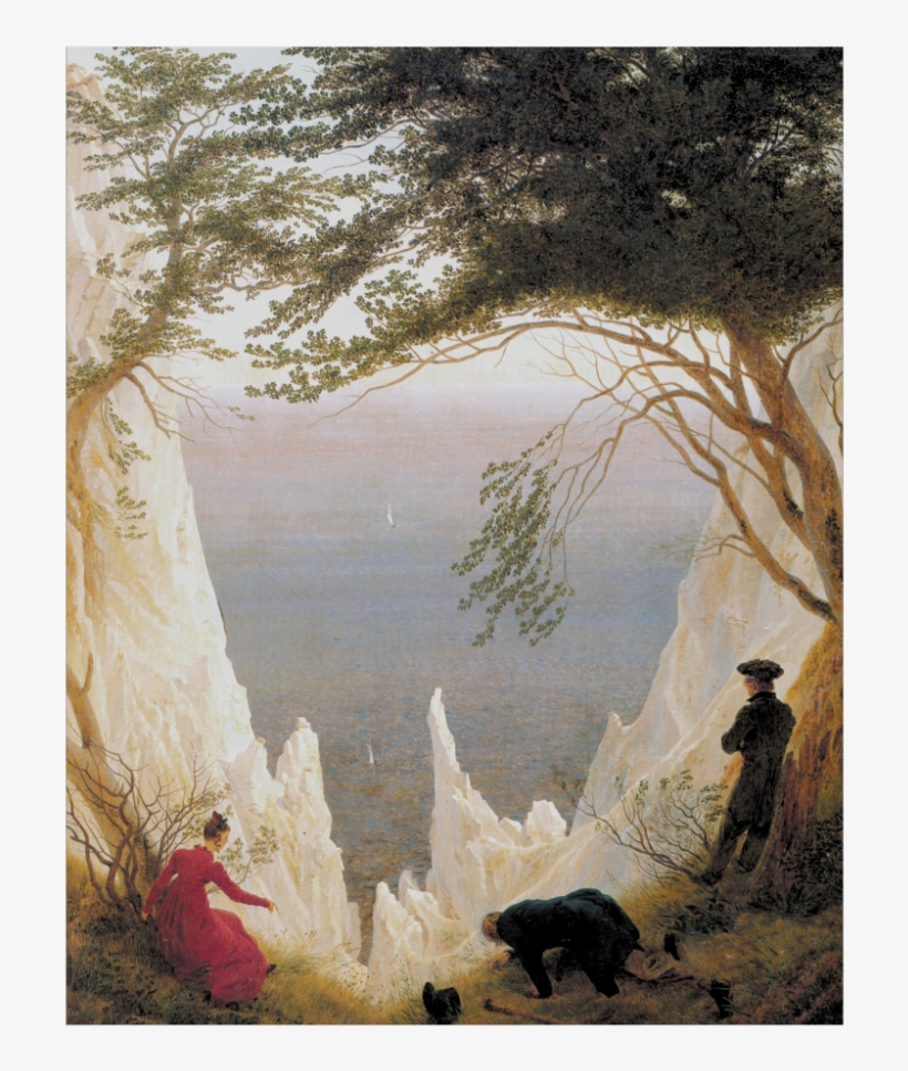 Chalk Cliffs On Rügen - Rügen Caspar David Friedrich, transparent png download