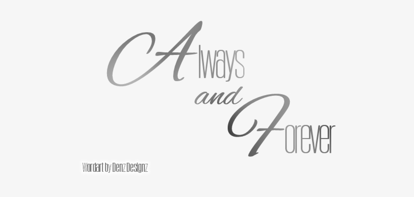 Denz Designz Always Wordart - Photography, transparent png download