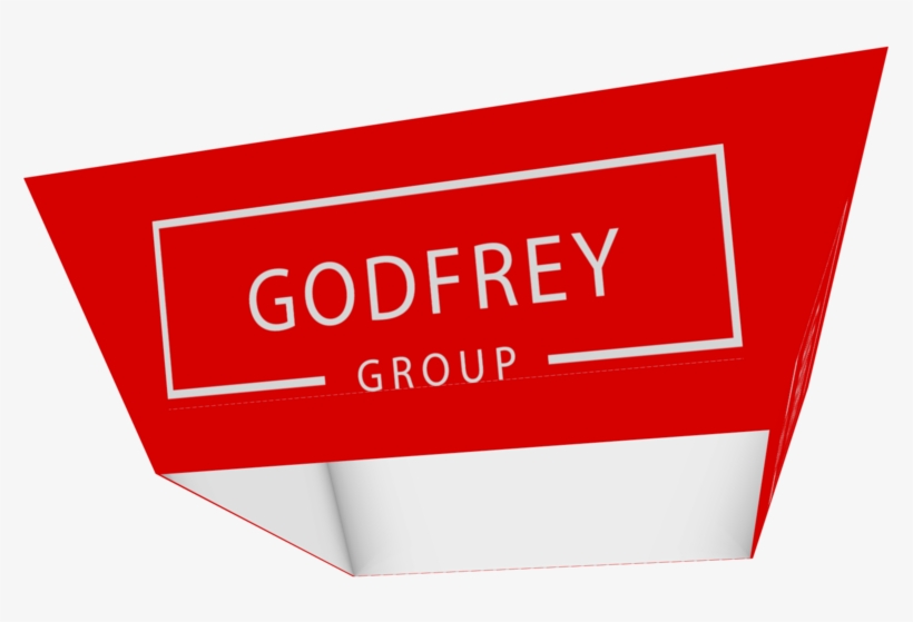 Premium Tapered Square Hanging Sign, 10' X 4'h - Graphic Design, transparent png download