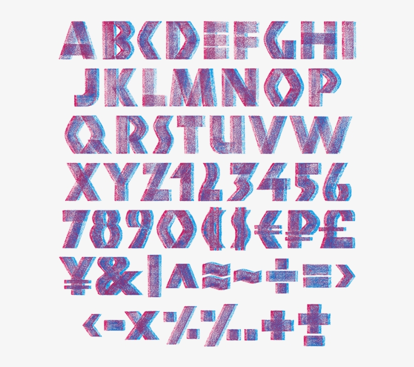 3d Chalk Font - Vector Graphics, transparent png download