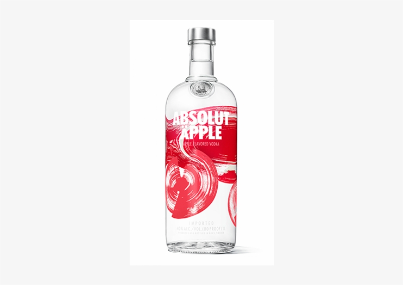 Absolut Apple - Absolut Vanilia Flavoured Vodka, transparent png download