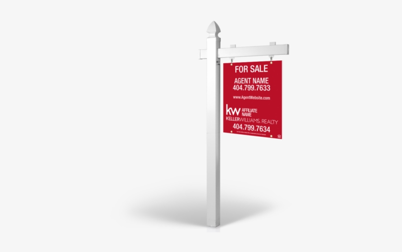 Easy Armpost™ Colonial Post With Hanging Panel - Keller Williams Realty, transparent png download