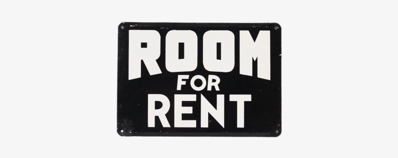 Room For Rent Sign - My Zany Life: Growing Up In A Rooming House, transparent png download