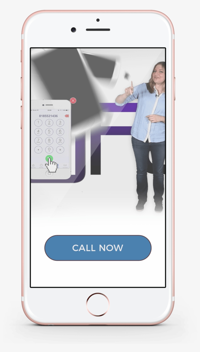 Iphone Call Now Nufsz - Iphone, transparent png download