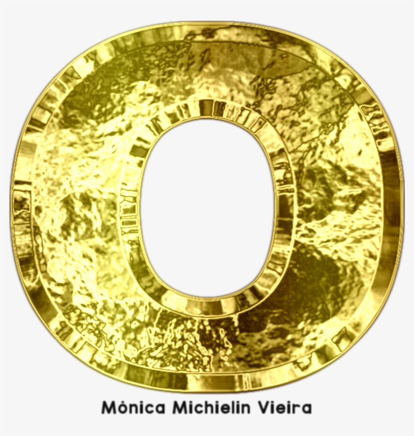 Alfabeto De Ouro Em Formato Png - Circle, transparent png download