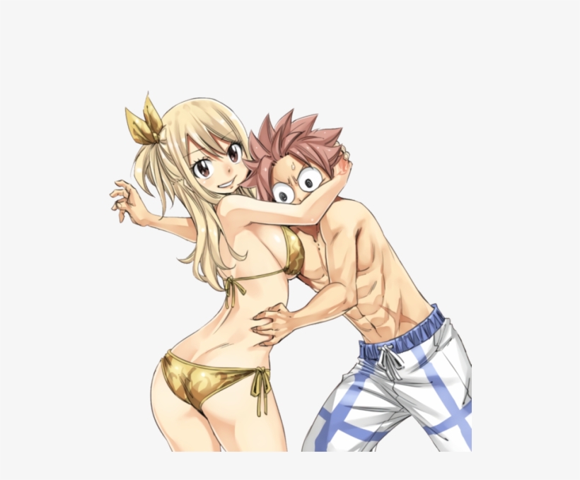 #fairy #natsu Dragneel#lucy Heartfilia#nalu - Natsu And Lucy Bed, transparent png download