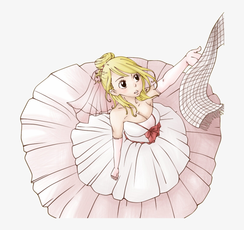 Lucy Heartfilia - - Lucy Heartfilia Fond Transparent Rose, transparent png download