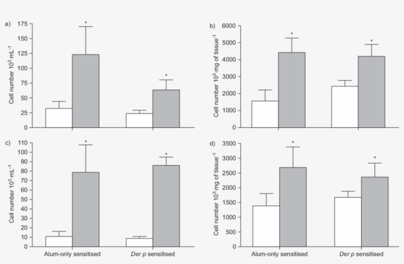 The Effect Of House Dust Mite Challenge On Cell Recruitment - Glucose, transparent png download