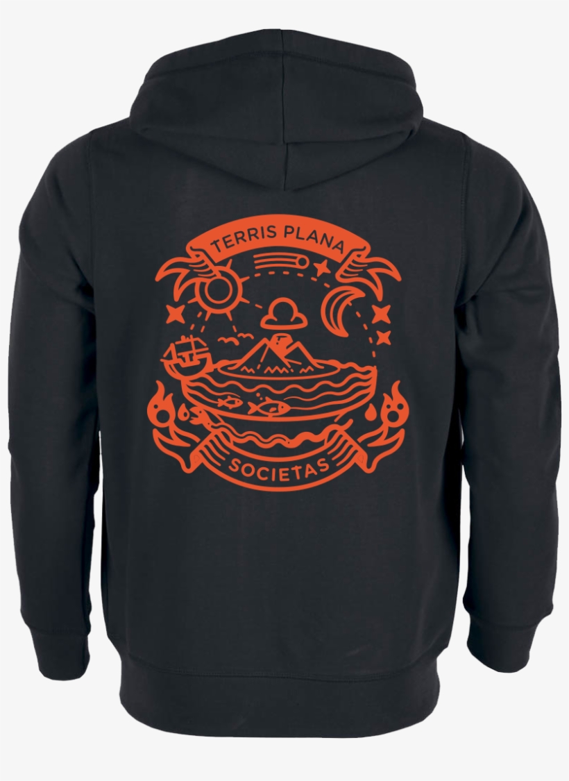 Jensmayor Flat Earth Society Hoodiejacke Sweatshirt, transparent png download