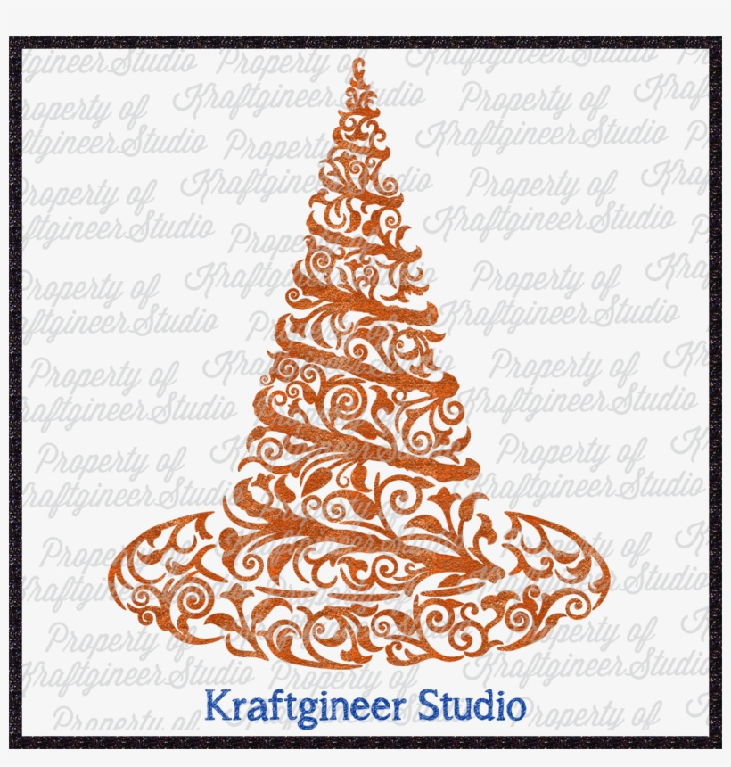 Halloween Svg - Christmas Tree, transparent png download