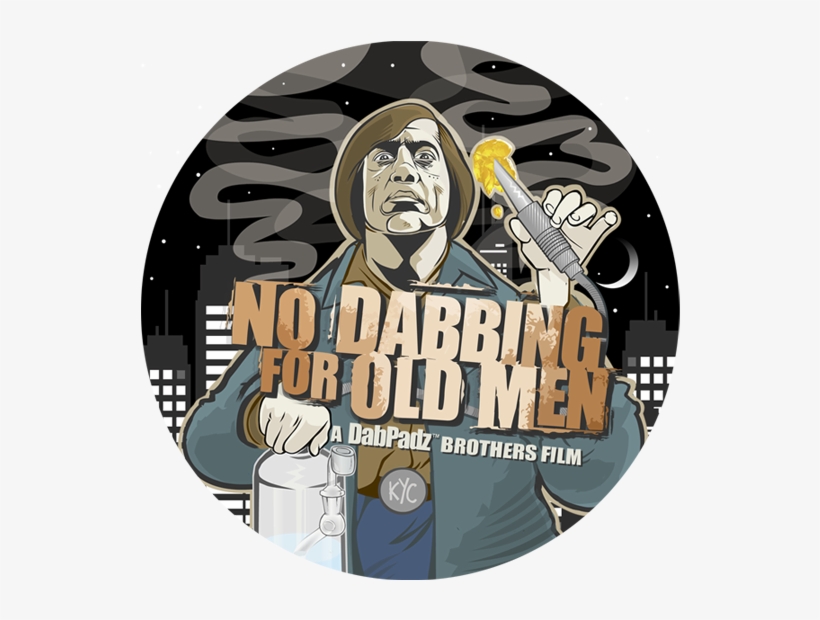 No Dabbing For Old Men Dab Pad - Illustration, transparent png download