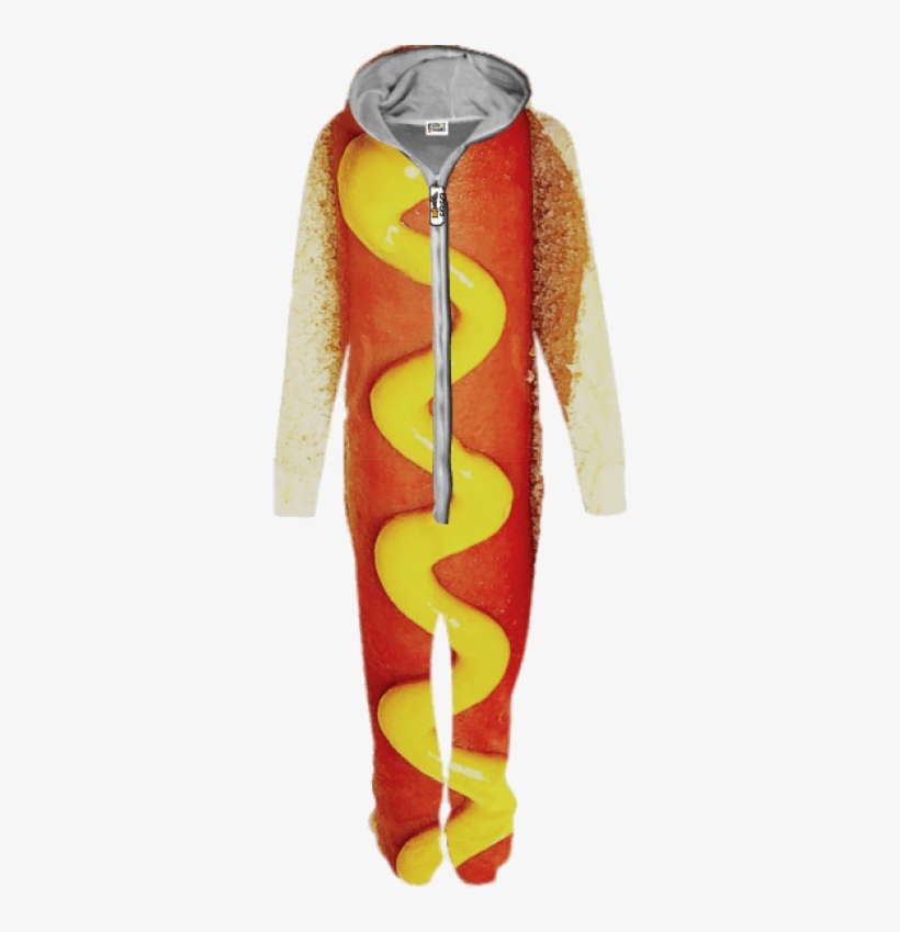 Hot Dog Onesie Scruffy Swanks - Chili Dog, transparent png download