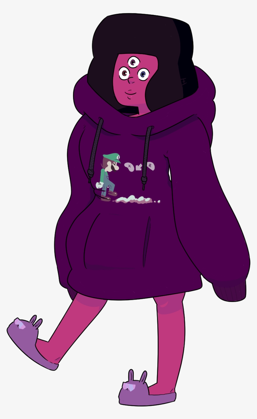 Pink Purple Mammal Fictional Character Violet Vertebrate - Garnet Harsh Boogie Steven Universe, transparent png download