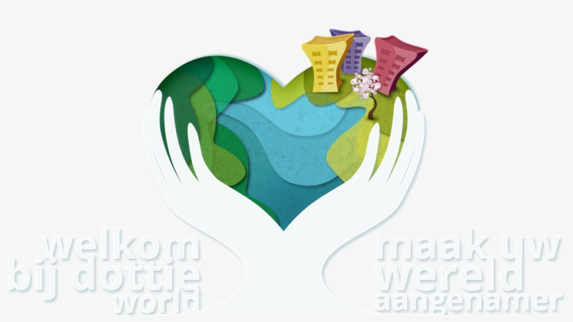Heart Shaped Earth - Illustration, transparent png download