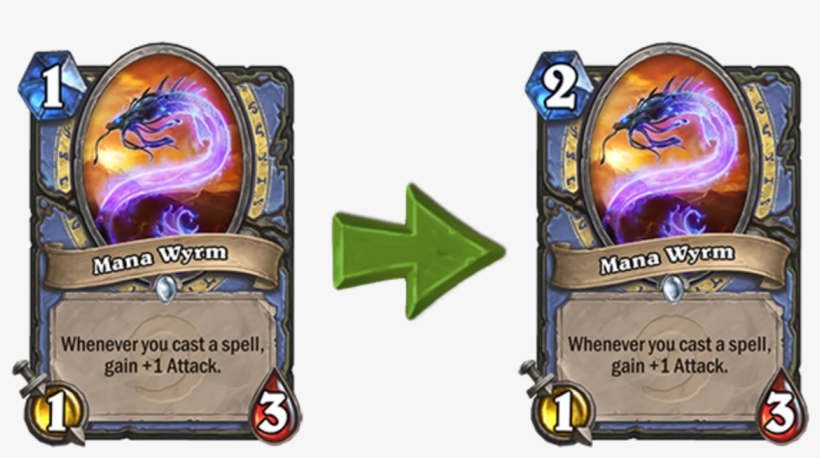 Hearthstone Mana Wyrm Nerf, transparent png download