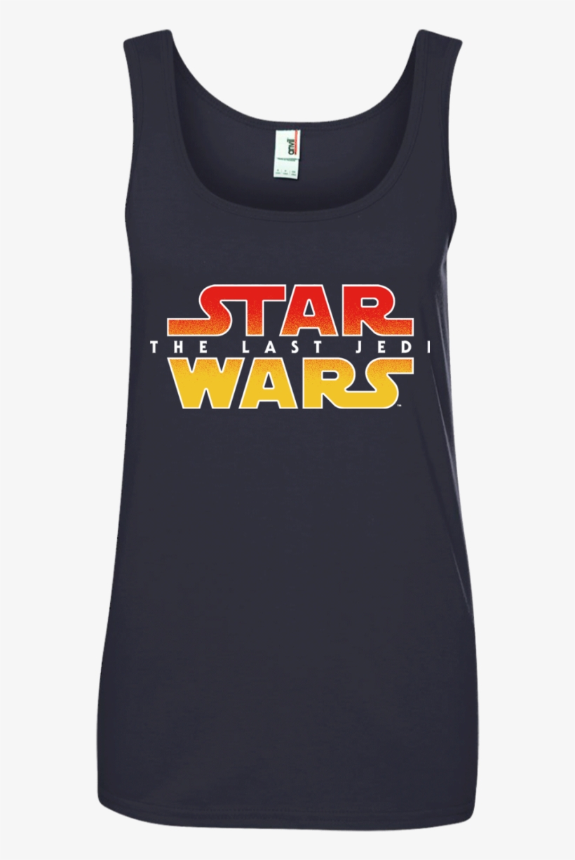 Star Wars Last Jedi Ombre Logo Shirt,hoodie,tank - Active Tank, transparent png download
