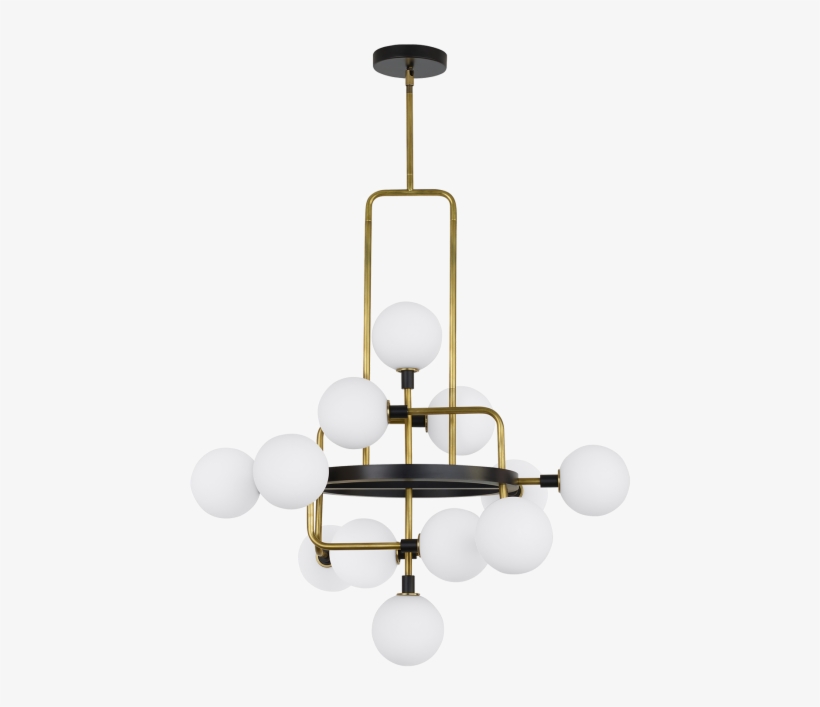 Orb 10-light Radial Pendant Light - Tech Lighting Viaggio Chandelier, transparent png download