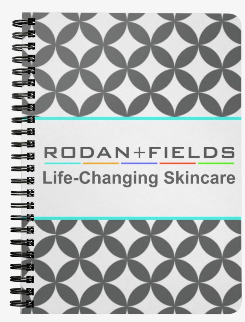 Rodan And Fields Life-changing Skincare Spiral Notebook - Schwarz Weiß Muster Baby, transparent png download