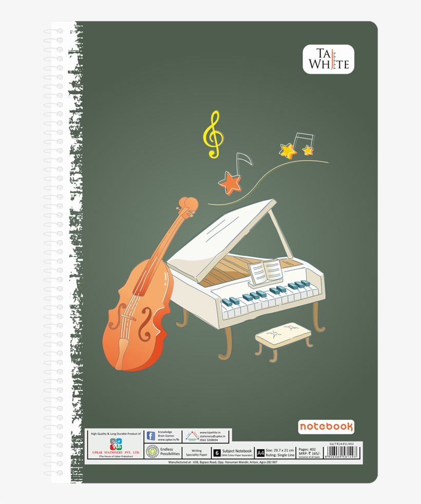 Spiral Notebook A4 - Viola, transparent png download