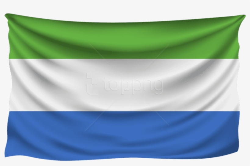 Free Png Download Sierra Leone Wrinkled Flag Clipart - National Flag India Png, transparent png download