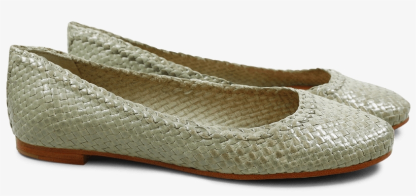 Ballet Pumps Kate 5 Woven Sweet Green Ls Natural - Ballet Flat, transparent png download