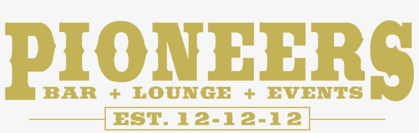 Pioneers Bar Logo, transparent png download