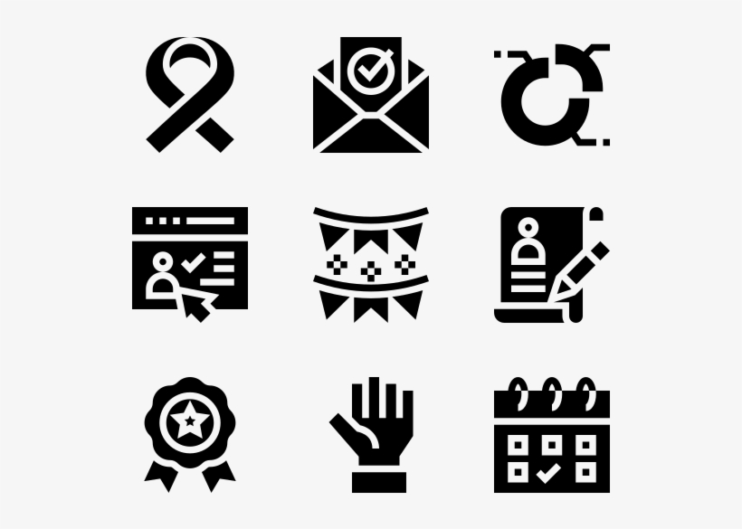 Voting Elections - E Learning Icons, transparent png download