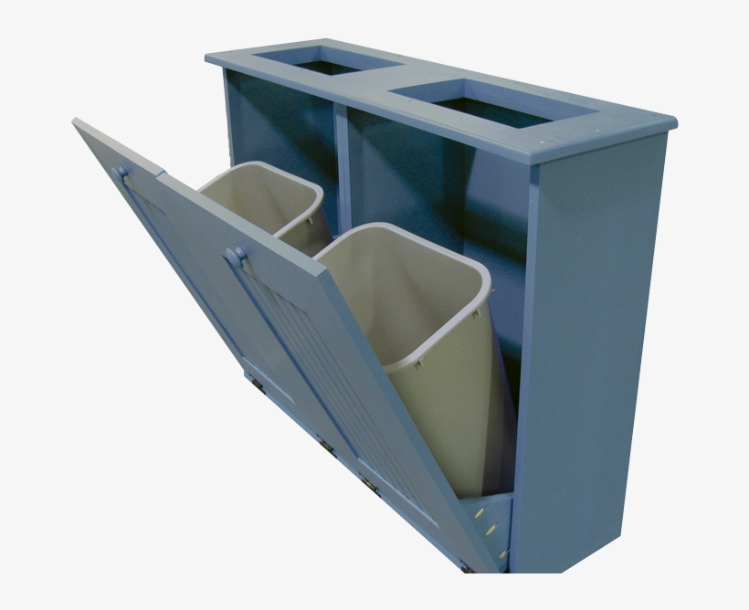 Custom Double Tip Out Trash Bin - Architecture, transparent png download