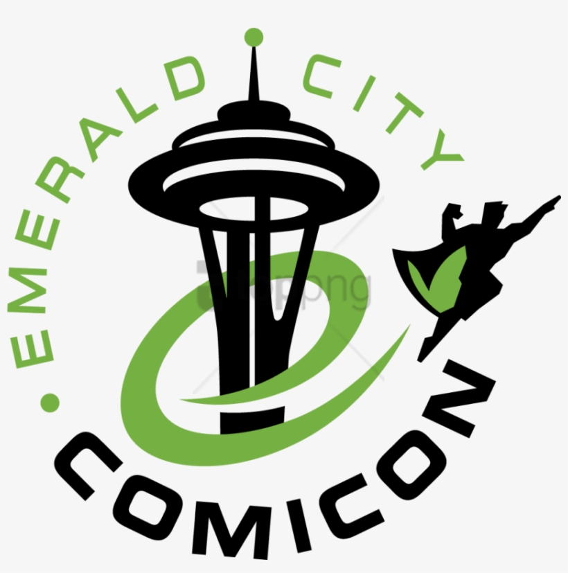 Free Png Download Emerald City Comic Con 2017 Logo - Emerald City Comic Con 2018, transparent png download