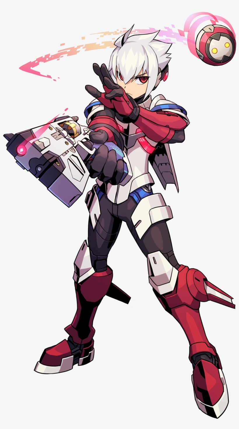 New Game Poll Winner - Azure Striker Gunvolt 2 Art, transparent png download