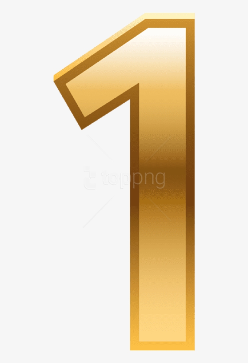 Free Png Download Number One Golden Clipart Png Photo - Wood, transparent png download