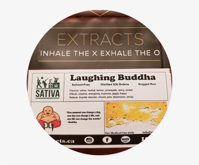 Xo Laughing Buddha Shatter At Great Weed North - Cookie Font, transparent png download