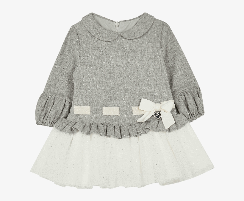 Gray Sparkly Tutu Dress - Sweater, transparent png download