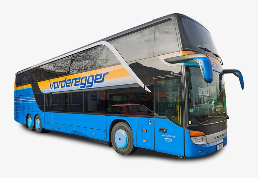 Setra S 431 Dt - Double-decker Bus, transparent png download