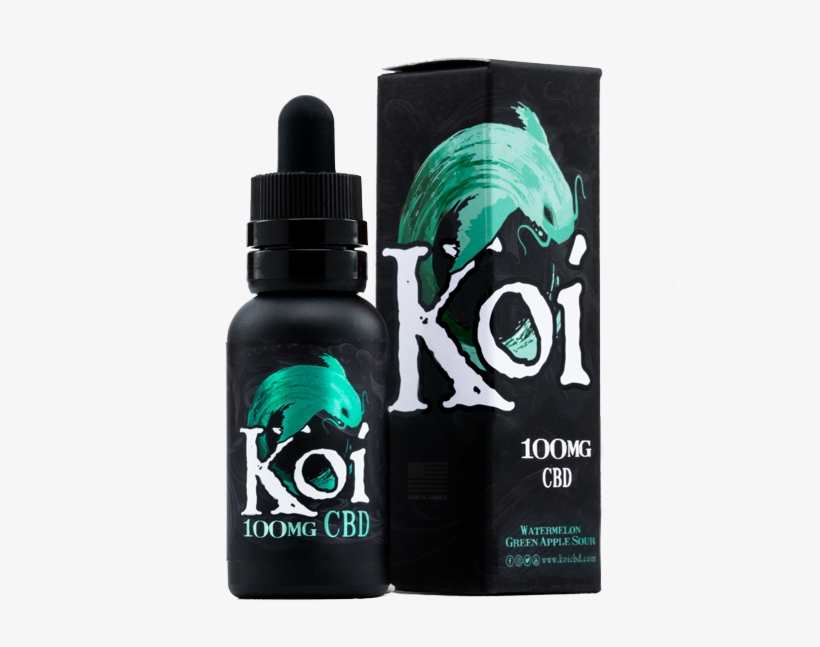 Watermelon Green Apple Sour - Blue Koi Cbd 500mg, transparent png download