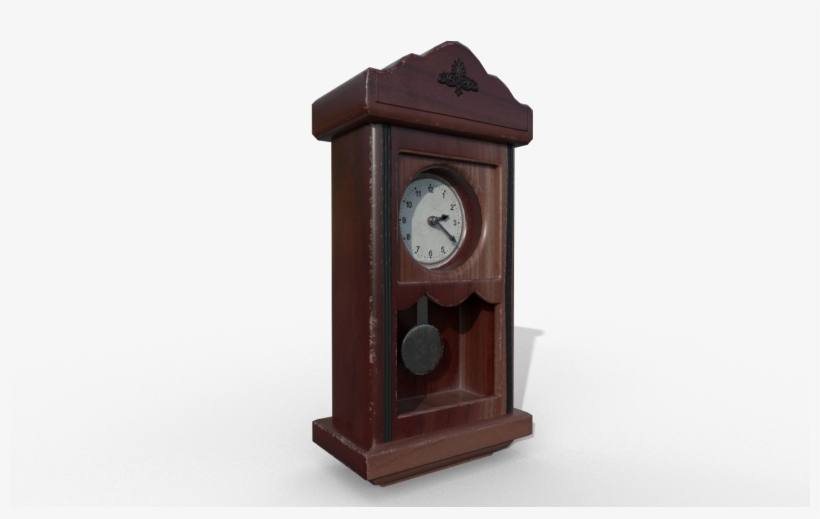 Vintage Clock In 3ds Designed By Me ساعة قديمة بثلاثة - Quartz Clock, transparent png download