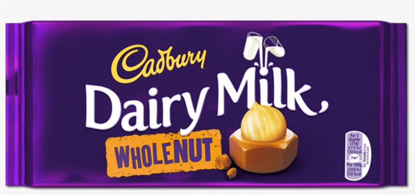 Cadbury Dairy Milk - Cadbury Whole Nut 200g, transparent png download