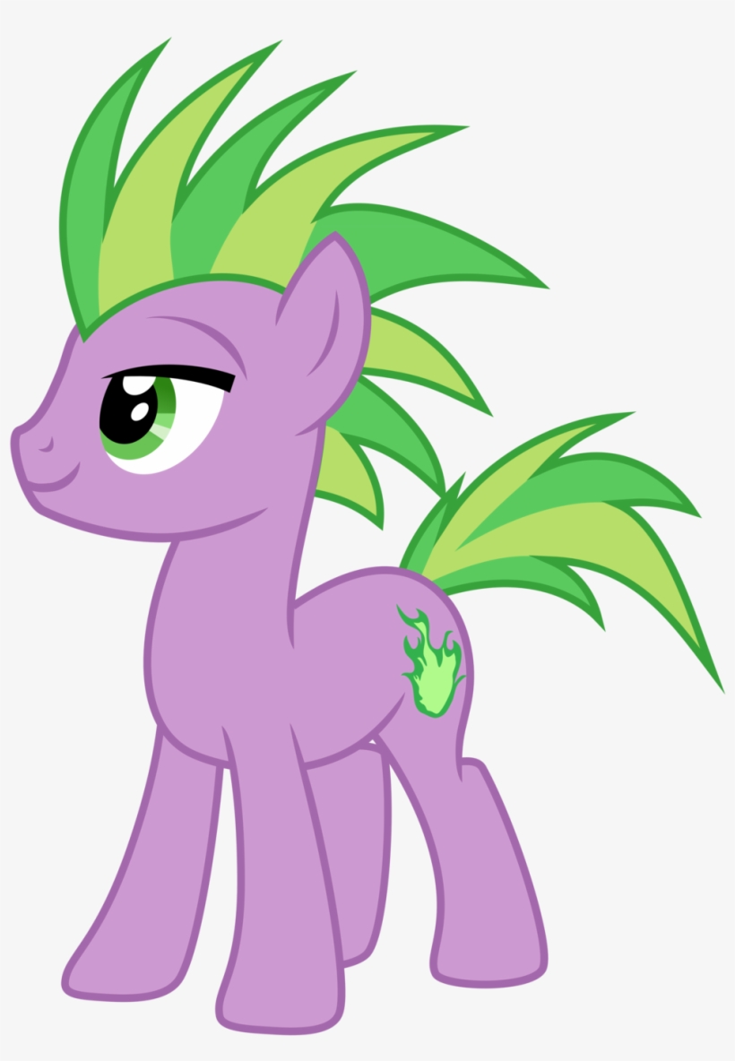 Spike Is Madly In Love With Rarity And Can't Stop Talking - Spike Pony, transparent png download
