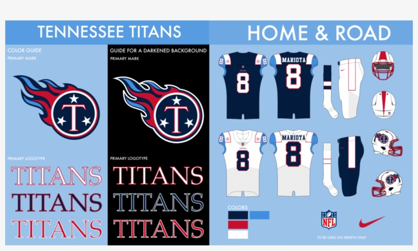 Tennessee Titans Home & Road - Tennessee Titans, transparent png download