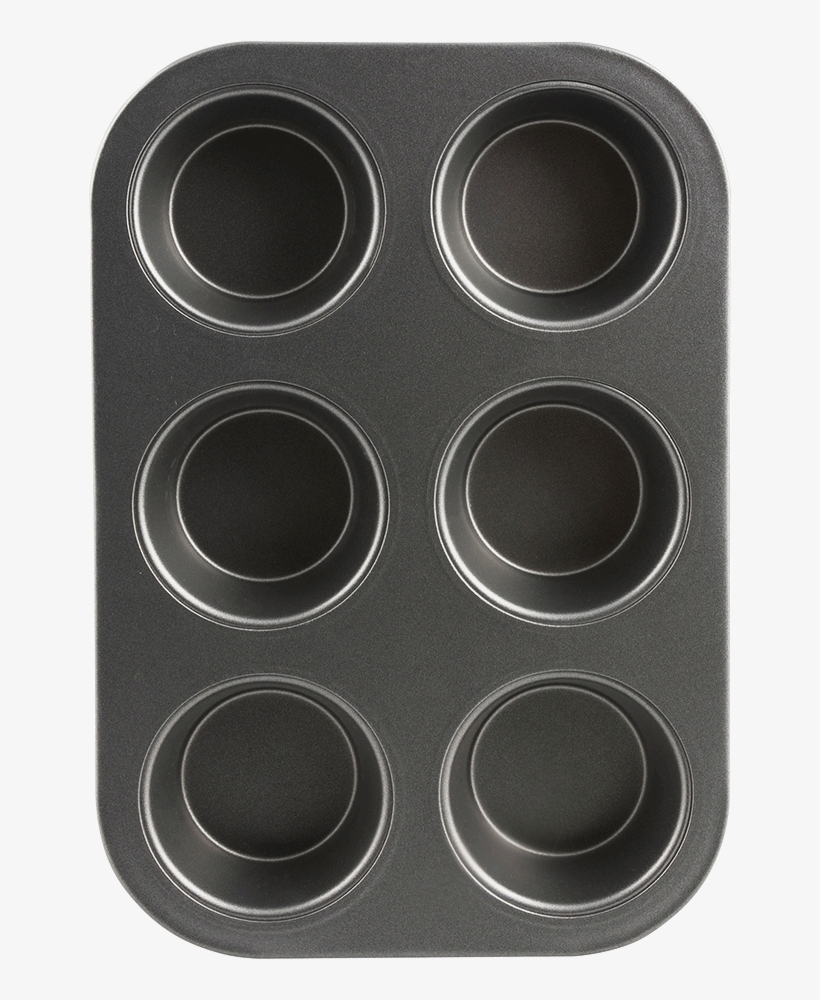 B13m6 Non-stick 6 Cup Muffin And Cupcake Pan Range - Circle, transparent png download