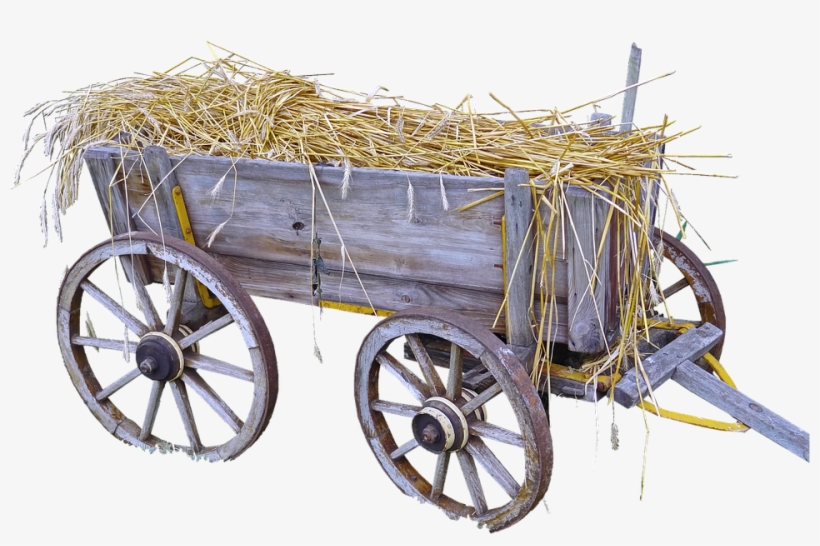 Hay Png - Wagon, transparent png download