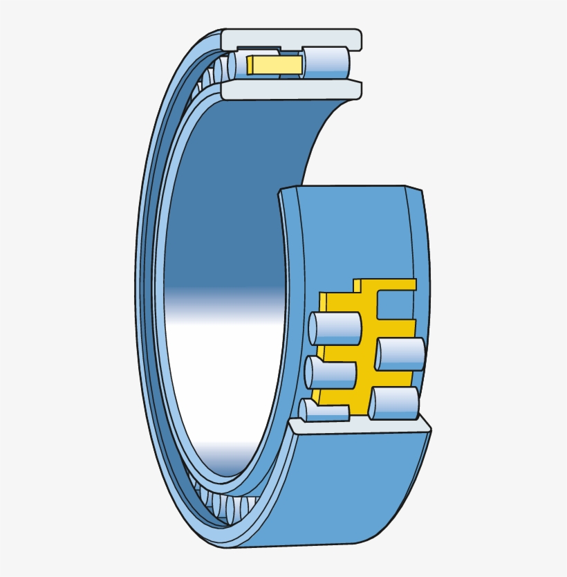 Fig - - Double Row Cylindrical Roller Bearing, transparent png download