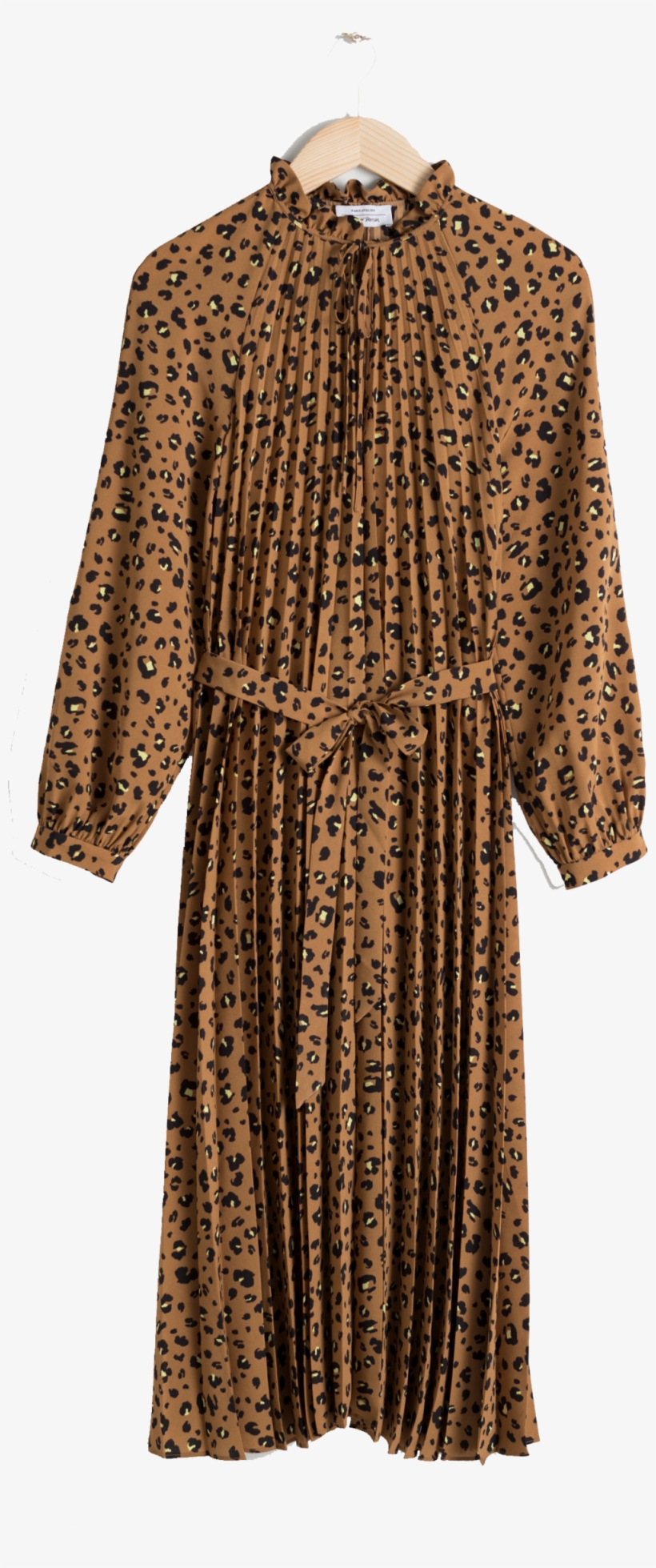& other stories animal print dress